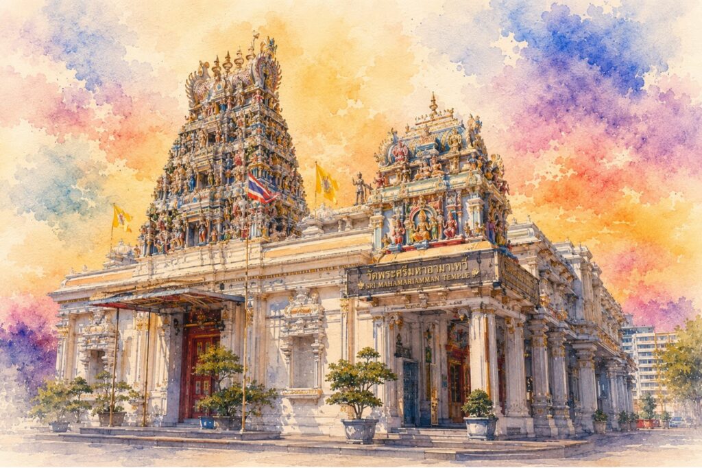 Sri Maha Mariamman Temple - PASSA HOTEL BANGKOK