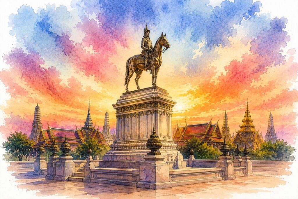 The Equestrian Statue of King Chulalongkorn - PASSA HOTEL BANGKOK